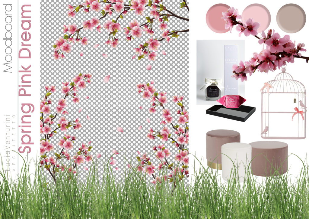 Spring Soft Pink Dream - allestimento di primavera